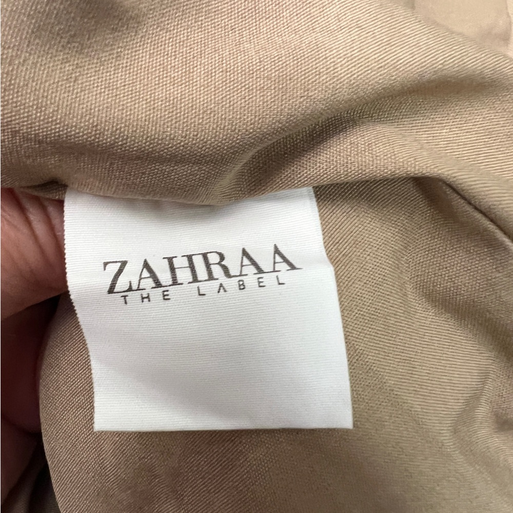 Zahraa The Label: Carolina Tie Waist Blazer - taupe - size XL - NWT - Picture 13 of 13